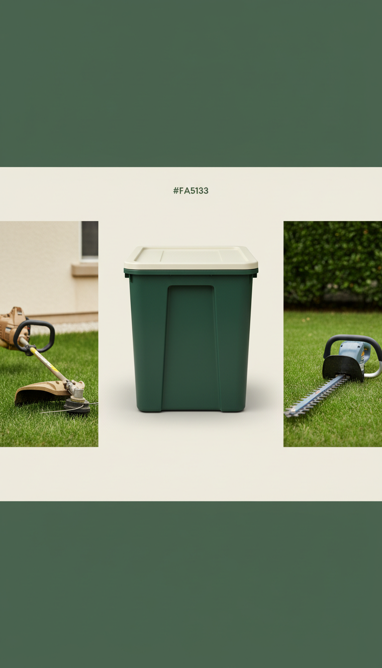 Branded Equipment Storage Bin with Locking Lid